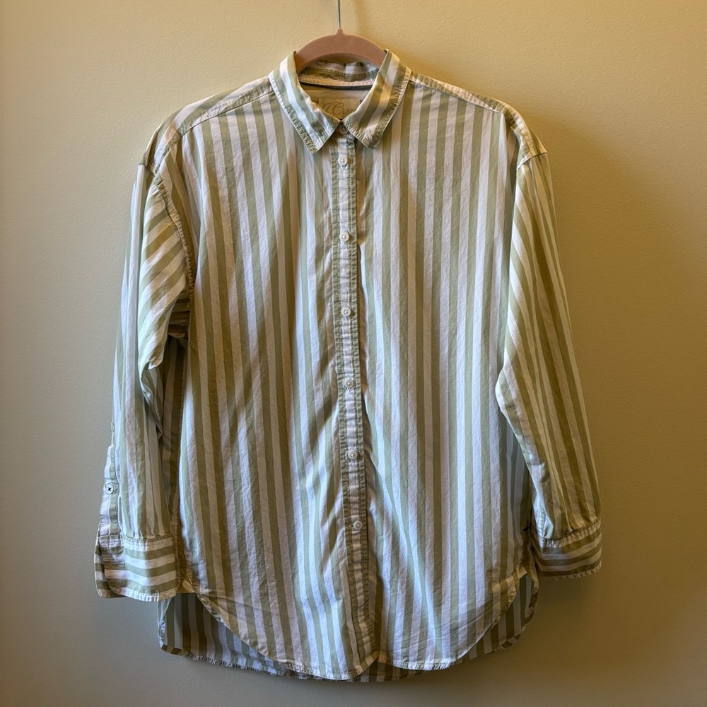 J.Crew Relaxed Fit Cotton Poplin Button Down Shirt